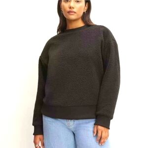 EVERLANE The ReNew Fleece Oversized Crewneck